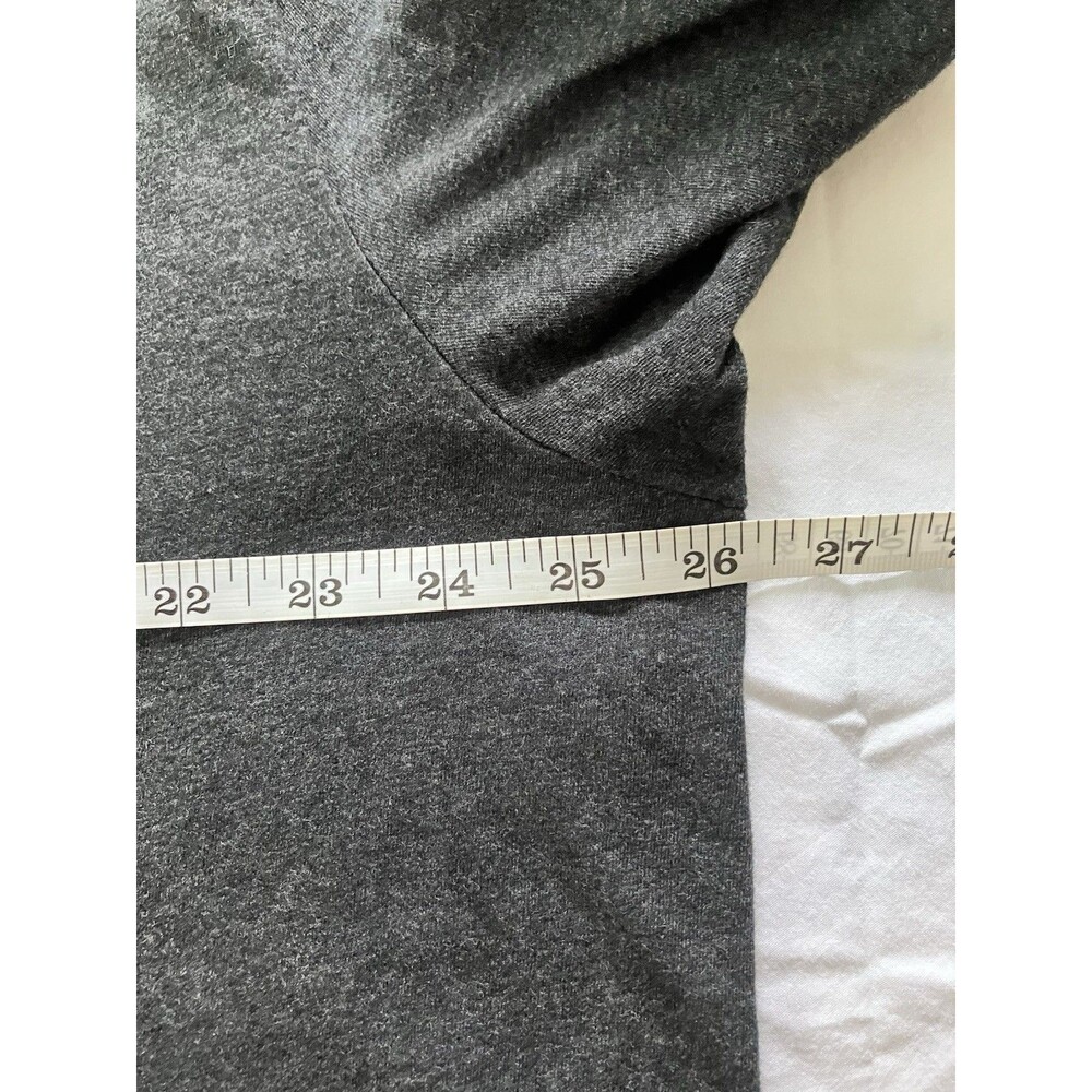 Polo Ralph Lauren Men XXL Dark Charcoal Gray Cotton Knit Hoodie Light Pullover - Picture 6 of 8